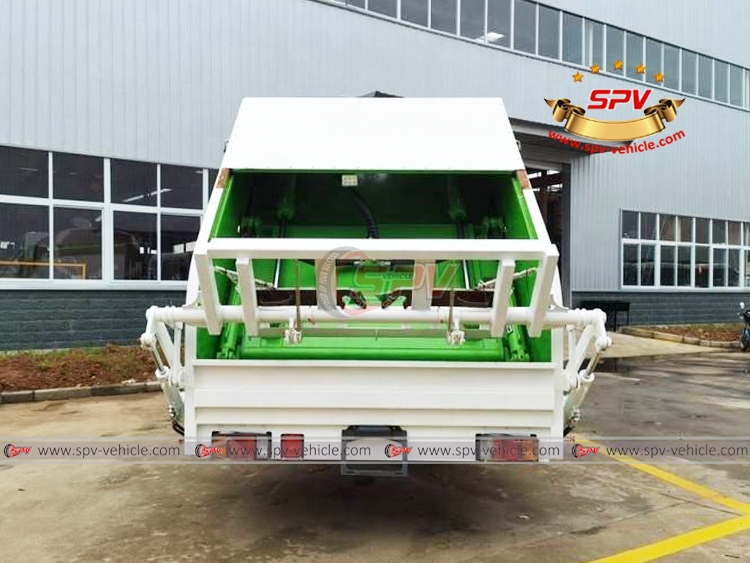 Solid Waste Removing Truck ISUZU FTR - Rear Side View